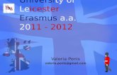 Università di Leicester Erasmus 2011/12