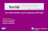 SCHF 2012 - Fare SMM nel B2B - L’esperienza SAP Italia