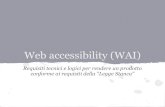 Web accessibility e legge Stanca