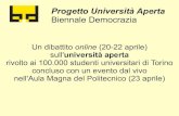 Presentazione progetto "Università Aperta" di Biennale Democrazia