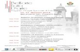Programma belforte foto d'arte 2014 - 10-17 Maggio Belforte del Chienti (Mc)