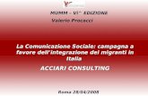 La Comunicazione sociale - Acciari Consulting