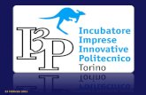 Presentazione I3P (Incubatore Politecnico Torino)