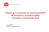 MIRIAM BERTOLI - travelNEXT - Aprile 2014 - Sharing Economy