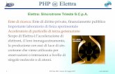 Lucio Zambon: PHP@Elettra