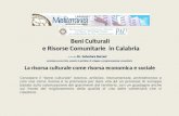 Beni Culturali E Risorse Comunitarie