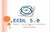 Ecdl - Modulo 2 - Uso del Computer e Gestione dei File