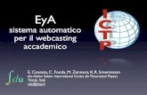 EyA Sistema Automatico di Registrazione di Lezioni