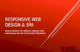 Responsive Web Design & Single Page Application
