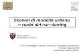 Presentazione Enrico Musso IV Forum Car Sharing 7 Aprile 2009