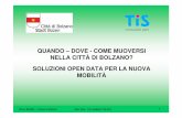 Soluzioni Open Data per la nuova mobilità - Comune di Bolzano