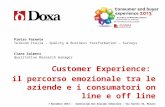 Customer Experience: il percorso emozionale tra le aziende e i consumatori on line e off line