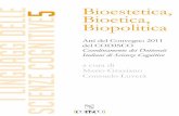 M Graziano e C Luvera a Cura Di Bioestetica Bioetica Biopolitica