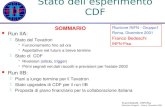 Franco Bedeschi – INFN-Pisa Riunione Gruppo1 – Roma, Dicembre 2001 Stato dellesperimento CDF Run IIA: Stato del Tevatron - Funzionamento fino ad ora -