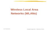 Copyright Gruppo Reti – Politecnico di Torino RETI RADIOMOBILI Wireless Local Area Networks (WLANs)