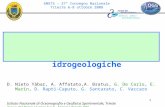 1 Caratterizzazione degli acquiferi: lintegrazione di metodologie geoelettriche ed idrogeologiche D. Nieto Yàbar, A. Affatato,A. Bratus, G. De Carlo, E.
