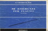 Gariboldi, 58 esercizi per flauto