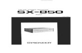 Pioneer Sx-850 Sm
