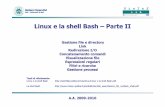 Linux e la shell Bash – Parte II