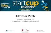 Elevator pitch - introduzione