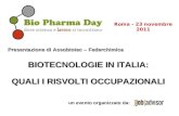 Presentazione di Assobiotec - Bio Pharma Day Roma 2011