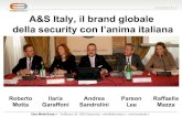 Presentazione A&S Italy
