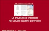 Prevenzione oncologica m magnani 2013