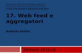 17. Web feed e aggregatori