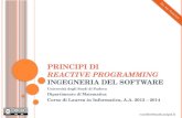 Reactive programming principles