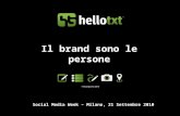 Hellotxt Platform al Social Media Week