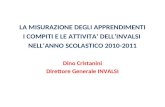 INVALSI SNV I compiti a.s. 2010/2011