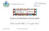 Presentazione Bando Principi Attivi 2012 Regione Puglia