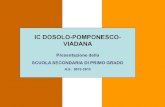 IC DOSOLO-POMPONESCO- VIADANA Presentazione della SCUOLA SECONDARIA DI PRIMO GRADO A.S. 2012-2013.