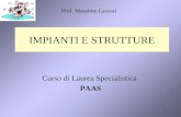 1 IMPIANTI E STRUTTURE Corso di Laurea Specialistica PAAS Prof. Massimo Lazzari.