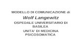 MODELLO DI COMUNICAZIONE di Wolf Langewitz OSPEDALE UNIVERSITARIO DI BASILEA UNITA DI MEDICINA PSICOSOMATICA.