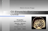 Gli Etruschi. Storia e civiltà Maria Giulia Poggi Progetto pluridisciplinare Storia – Storia dellarte Classi 1 I e 2 B a.s. 2003 - 2004.