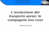 Levoluzione del trasporto aereo: le compagnie low cost Andrea Giuricin ISTITUTO BRUNO LEONI SEMINARIO ROTHBARD.