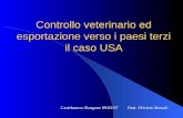 Controllo veterinario ed esportazione verso i paesi terzi il caso USA Castelnuovo Rangone 09/02/07 Dott. Oliviero Bassoli.