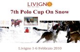 1 Livigno 1-6 Febbraio 2010. 2 ORIGINI: Il torneo Polo Cup on Snow Livigno nasce nel 2001; si colloca nel mezzo degli appuntamenti on snow di questo sport,