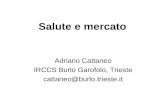 Salute e mercato Adriano Cattaneo IRCCS Burlo Garofolo, Trieste cattaneo@burlo.trieste.it.