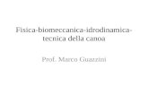 Fisica-biomeccanica-idrodinamica- tecnica della canoa Prof. Marco Guazzini.