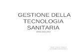 GESTIONE DELLA TECNOLOGIA SANITARIA ANNO 2011-2012 PROF. PAOLO DONATI p.donati@consorziometis.it.