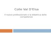 Colle Val DElsa Il nuovo professionale e la didattica delle competenze.