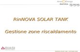 RinNOVA SOLAR TANK: GESTIONE ZONE Service RinNOVA SOLAR TANK Gestione zone riscaldamento.
