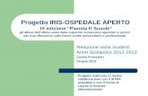 Progetto IRIS-OSPEDALE APERTO IX edizione Pianeta H Scuole gli allievi dellultimo anno delle superiori conoscono operatori e servizi per una riflessione.