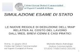 SIMULAZIONE ESAME DI STATO Roma, 11 giugno 2013 Ordine dei Dottori Commercialisti ed Esperti Contabili di Roma Michele Mario Astrologo Dottore Commercialista.