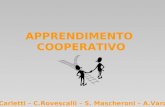 APPRENDIMENTO COOPERATIVO A. Carletti – C.Rovescalli – S. Mascheroni – A.Varani.