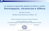 La struttura industriale italiana tra filiere e settori Aerospazio, sicurezza e difesa Michele Nones Direttore Area Sicurezza e Difesa - IAI XXXIV Convegno.