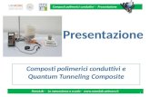 Composti polimerici conduttivi - Presentazione NanoLab - Le nanoscienze a scuola -  Composti polimerici conduttivi e Quantum Tunneling.