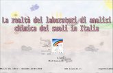 ASSOCIAZIONE ITALIANA DEI LABORATORI PUBBLICI AGROCHIMICI 20° anniversario 1989 - 2009 S.I.L.P.A. Aldo Matteazzi CONVEGNO ANALISI DEL SUOLO – BOLOGNA 28/04/2010.